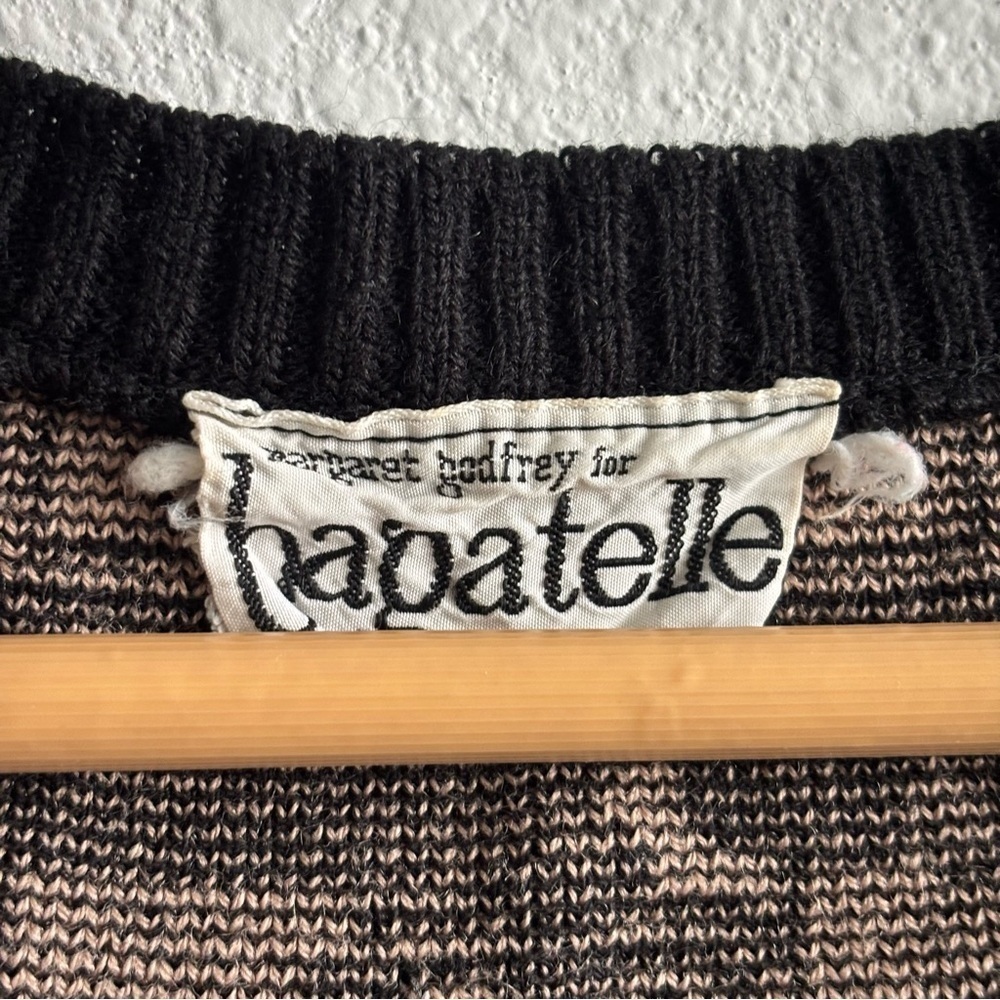 Vintage 60s-70s Bagatelle Made in England Black and Tan Truck Motif Novelty Vest - Picture 3 of 10